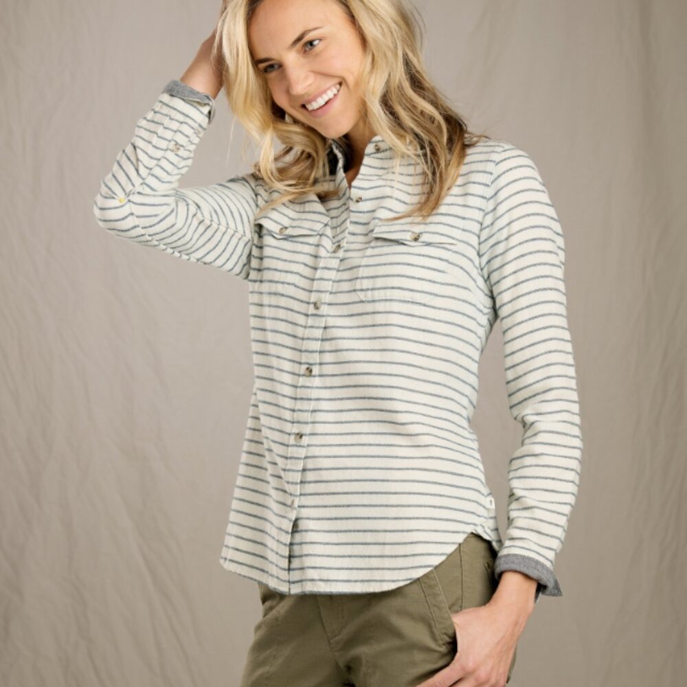 Toad & Co Long Sleeve Flannel Button Up